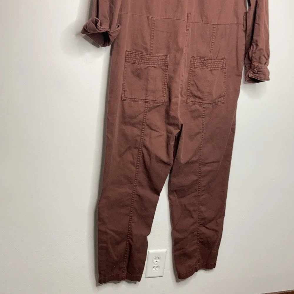 Vintage style old navy crewneck‎ jumpsuit brown size medium